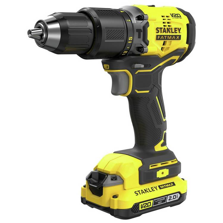 Stanley Fatmax 18V Cordless Brushless Hammer Drill Set 0