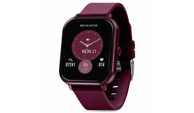 Reflex Active Nexus Lite Berry Silicone Strap Smart Watch