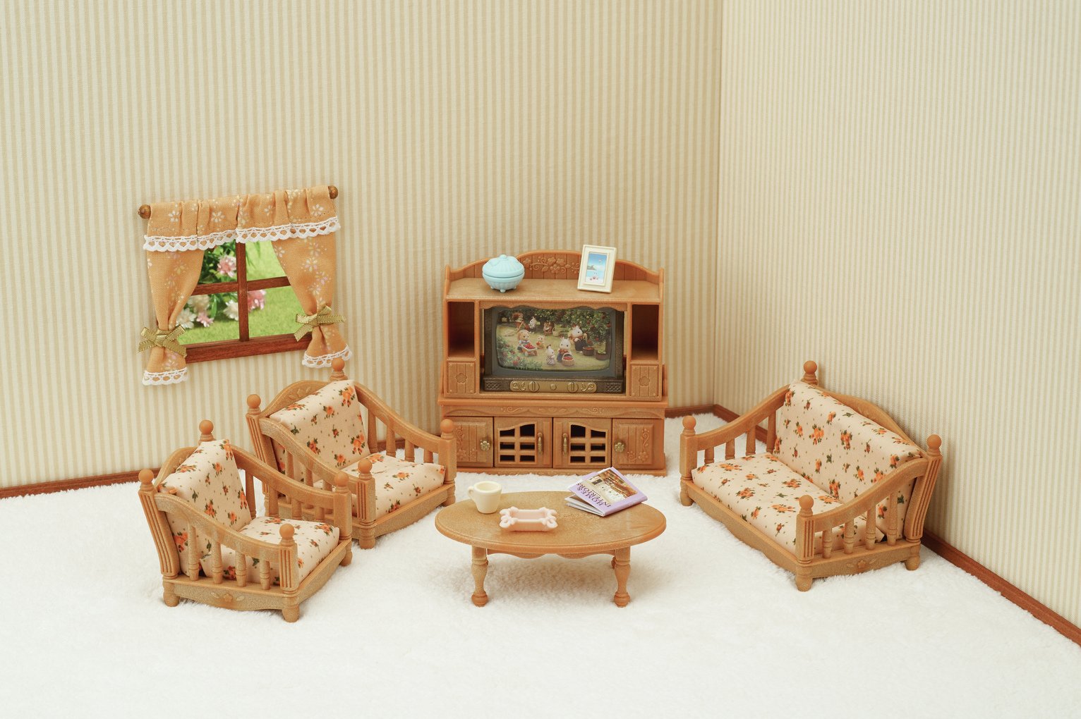 sylvanian families lounge set
