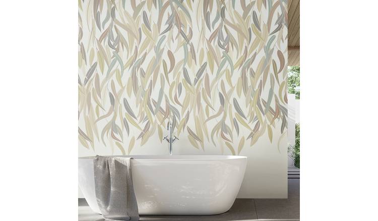 Origin Murals Willow Leaf Vine Linen Wall Mural