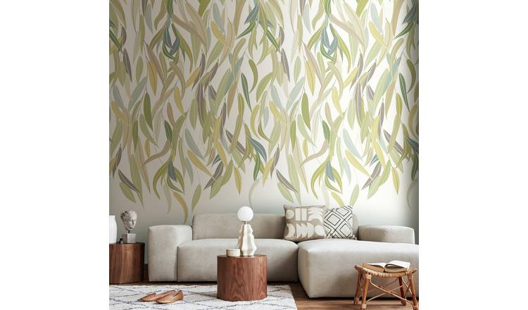 Origin Murals Willow Leaf Vine Olive Wall Mural