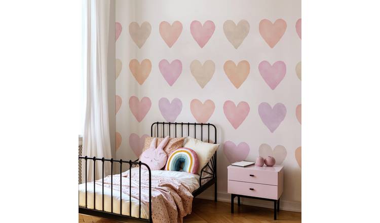 Origin Murals Colour My Heart Blush Wall Mural