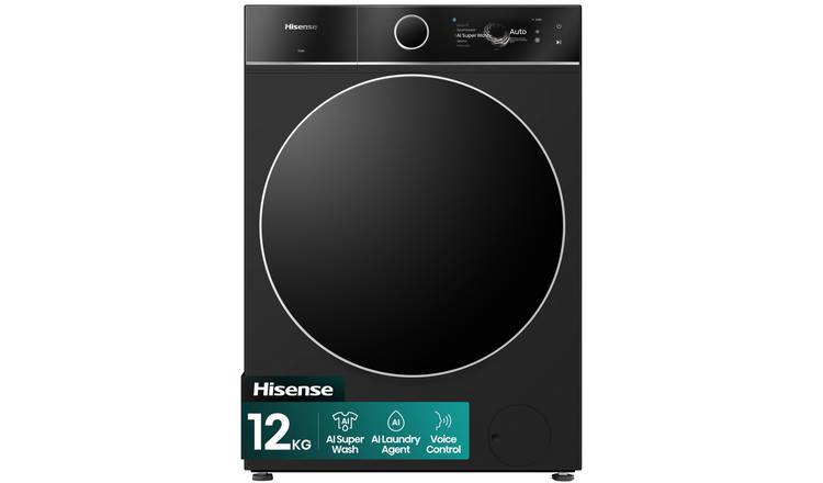 Hisense KitchenFit WF7I1248BBR 12KG 1400 Spin Washing Machine - Black