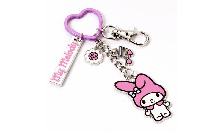 Hello Kitty My Melody Charm Keyring