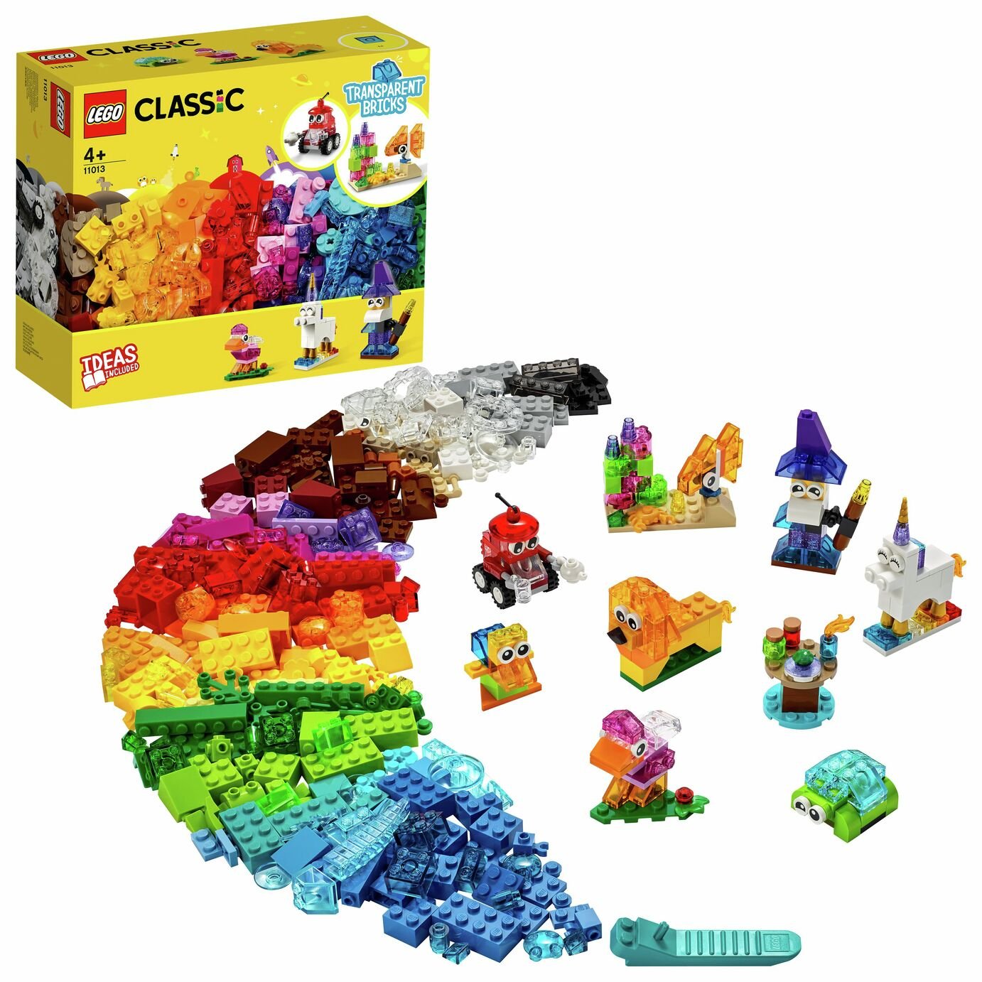 LEGO Classic Creative Transparent Bricks Medium Set 11013