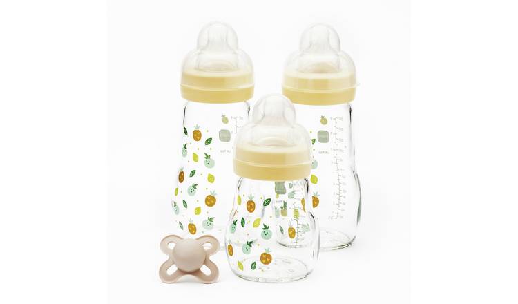 MAM Feel Good Glass Baby Bottle Starter Set