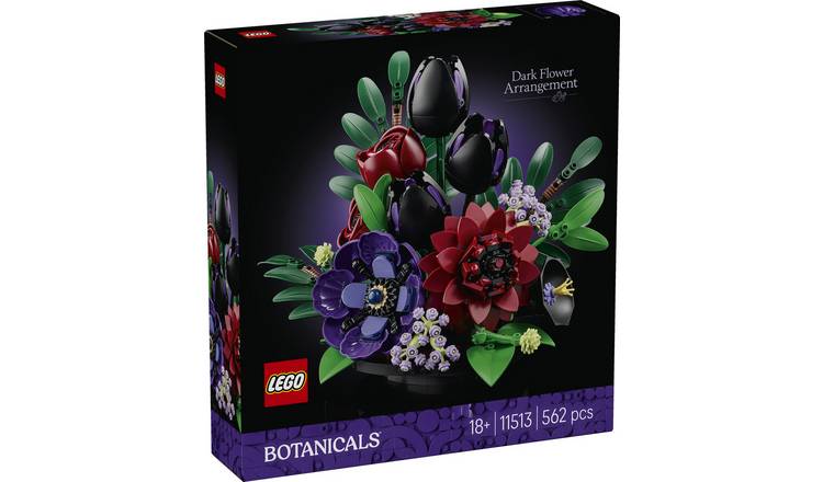 LEGO Botanicals Dark Flower Arrangement Building Set for Adults 11513 PREORDER