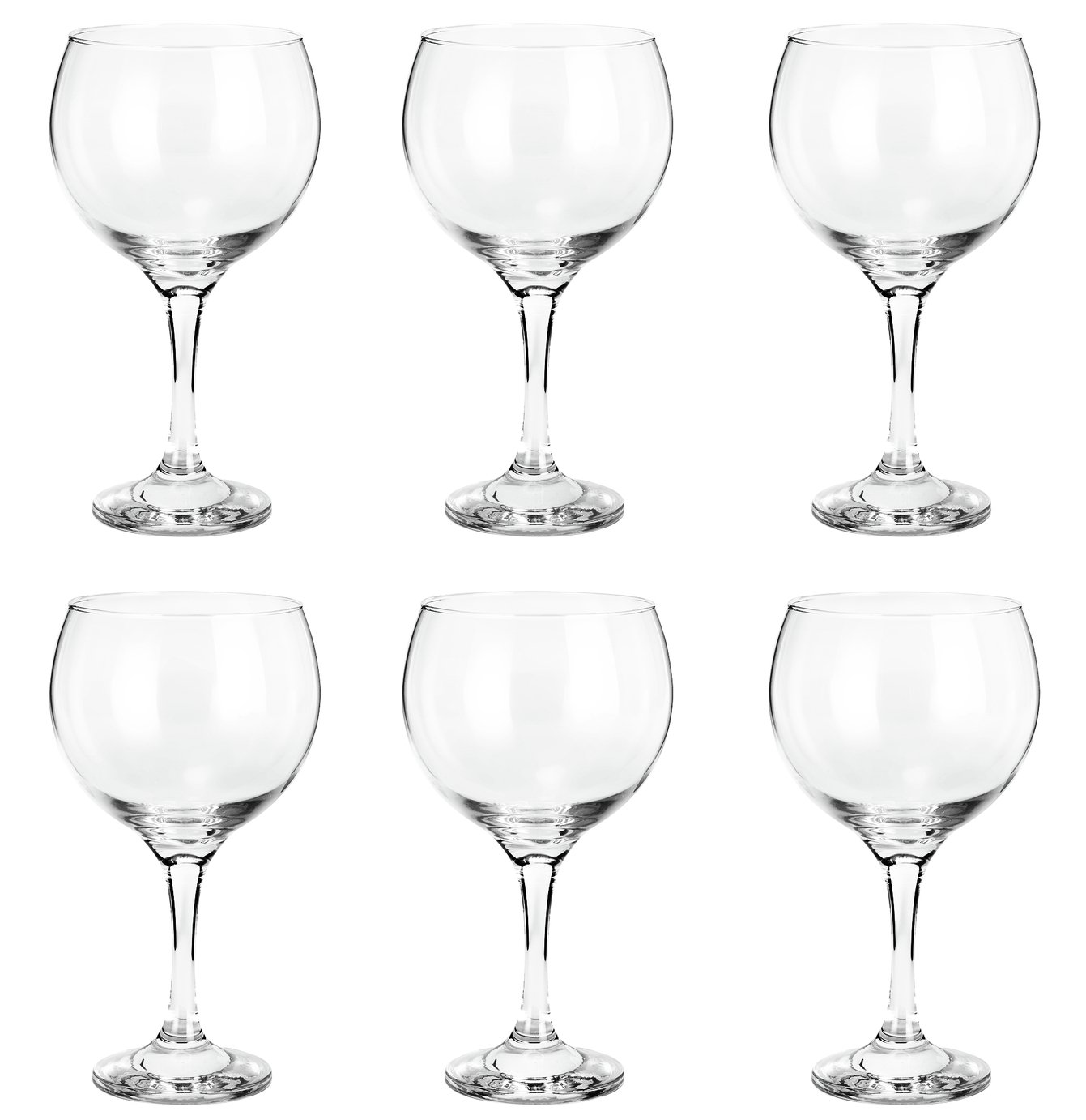 Argos Home Set of 6 Gin Glasses