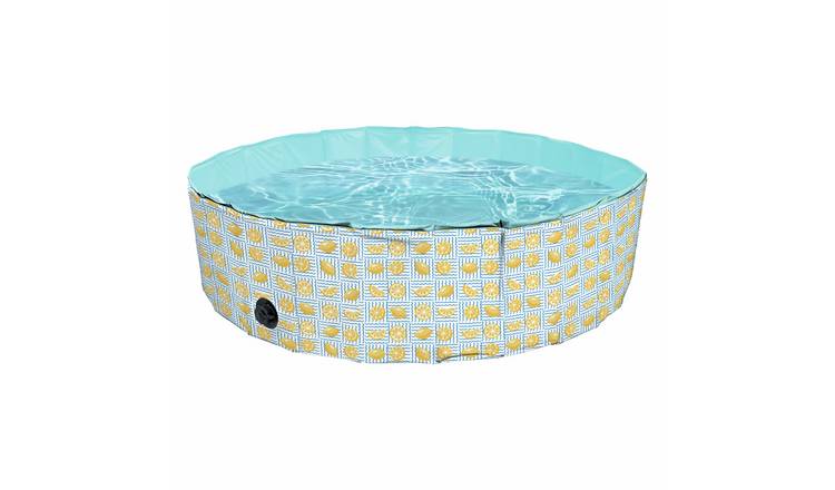 Rosewood Pet 4 Feet Lemon Print Summer Paddling Pool - 300L