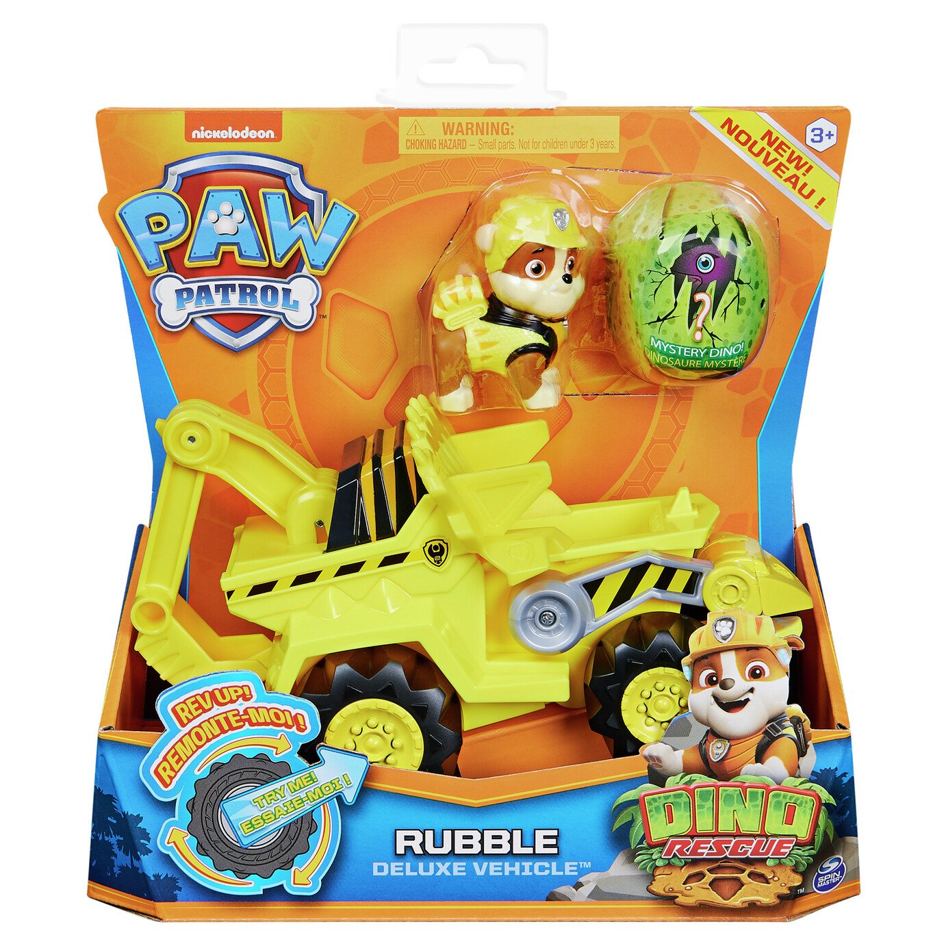 PAW Patrol Dino Rescue Rubble's Deluxe Vehicle Review