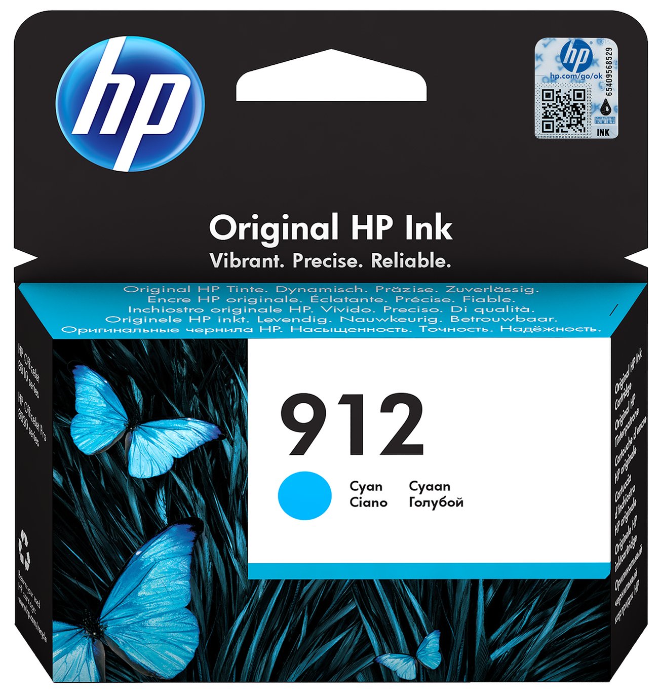 HP 912 Original Ink Cartridge - Cyan