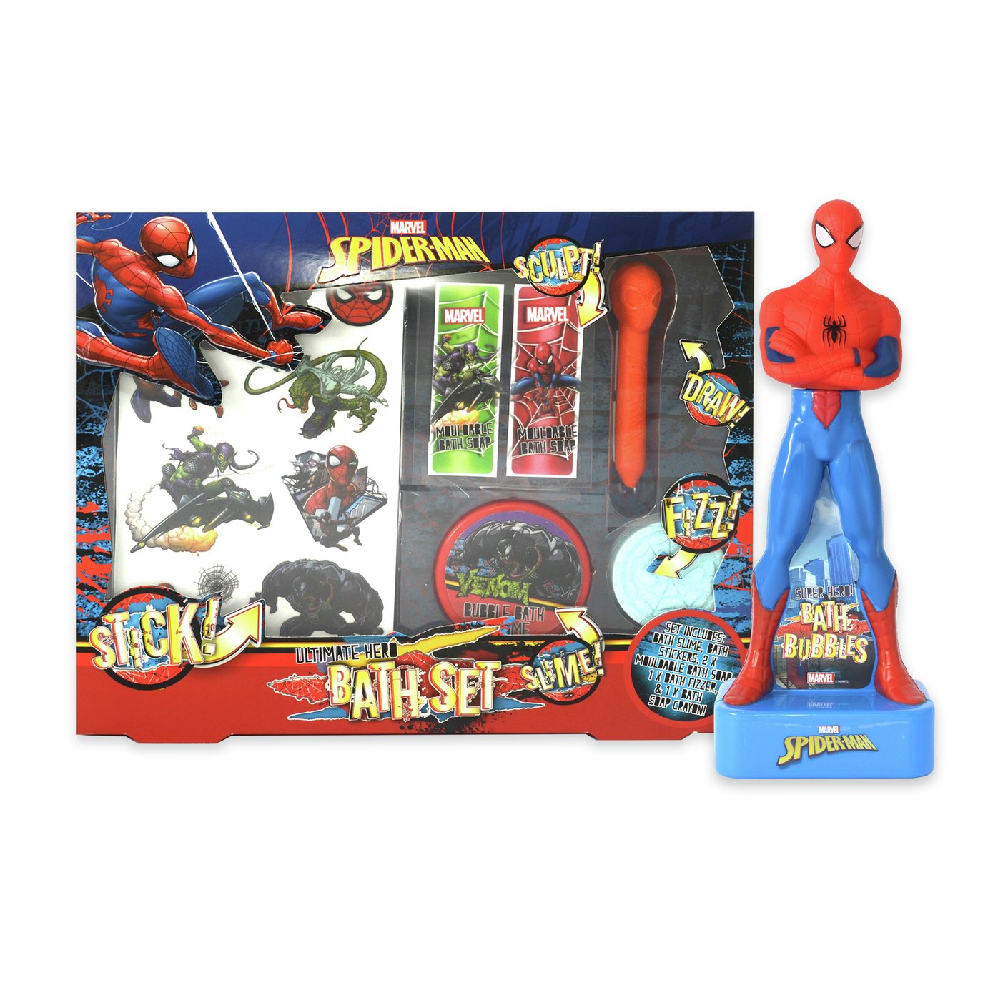 Spiderman Bath Set review