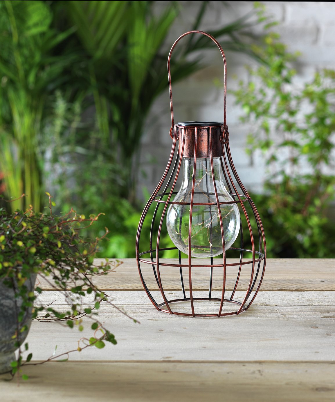 Argos Home Solar Caged Light Bulb Lantern Reviews