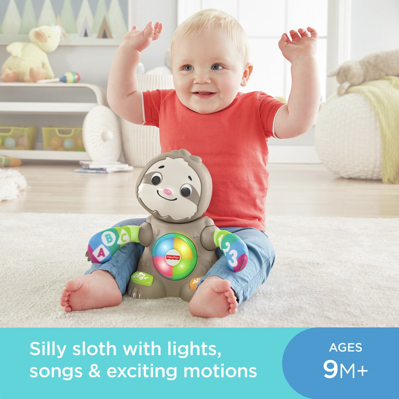 Fisher-Price Linkimals Smooth Moves Sloth Baby Toy Review