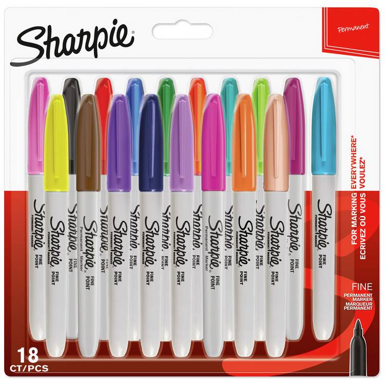 Sharpie Fine Tip Permanent Markers - 18 Pack 0