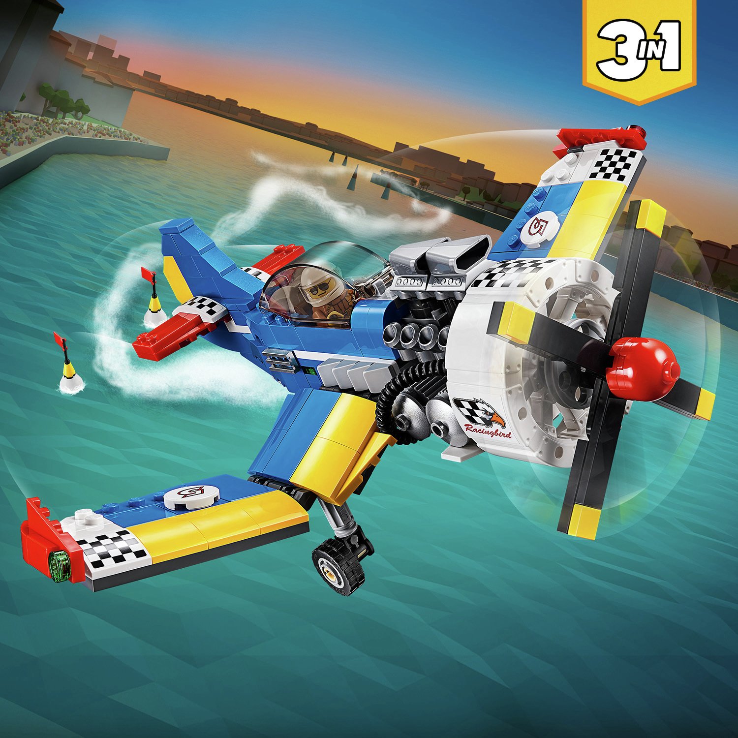 LEGO Creator Race Plane Toy Helicopter and Jet Review