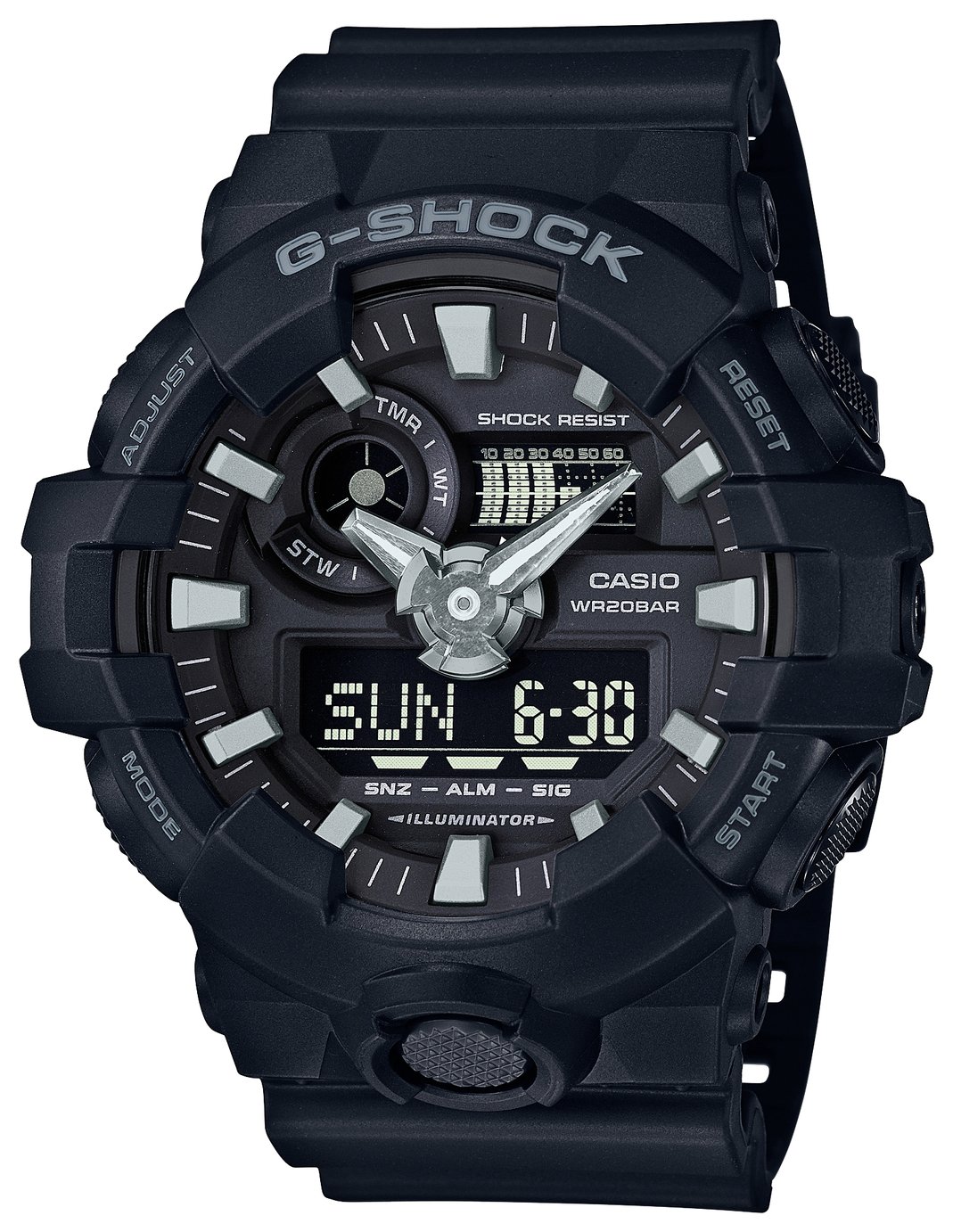 Casio Men's G Shock Black Resin Strap Watch