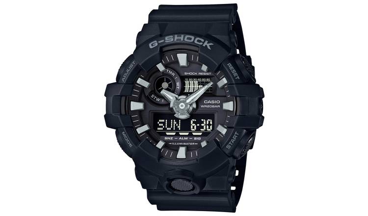 Nuchter Bewijs Postcode Buy Casio Men's G Shock Black Resin Strap Watch | Men's watches | Argos