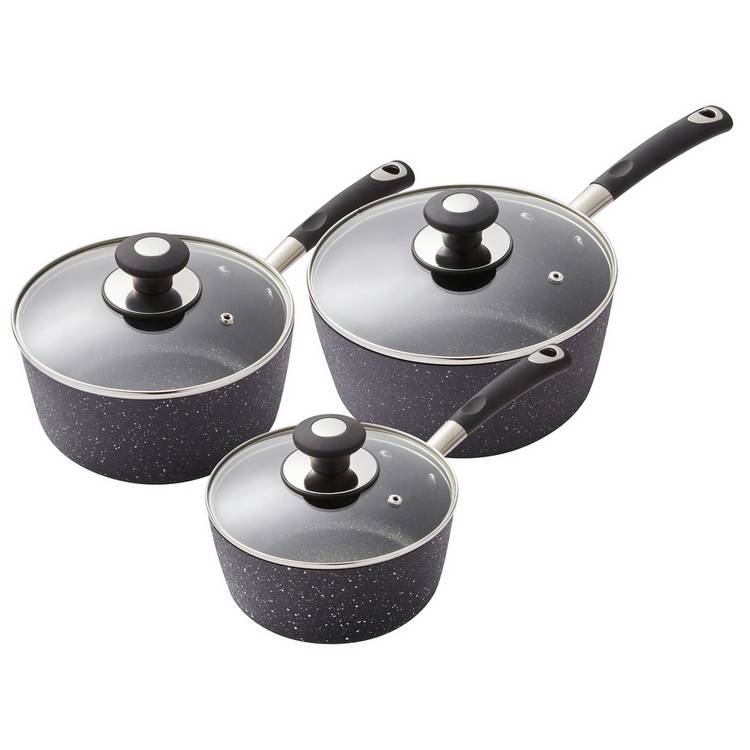 Tower Precision 3pc Saucepan Set  0