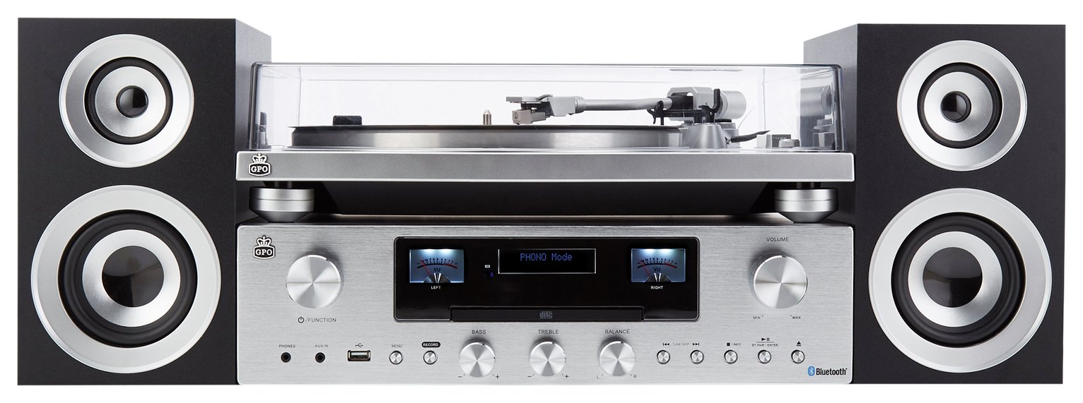 GPO 'Premium Series PR 100 Turntable with PR200 CD/Amplifier review