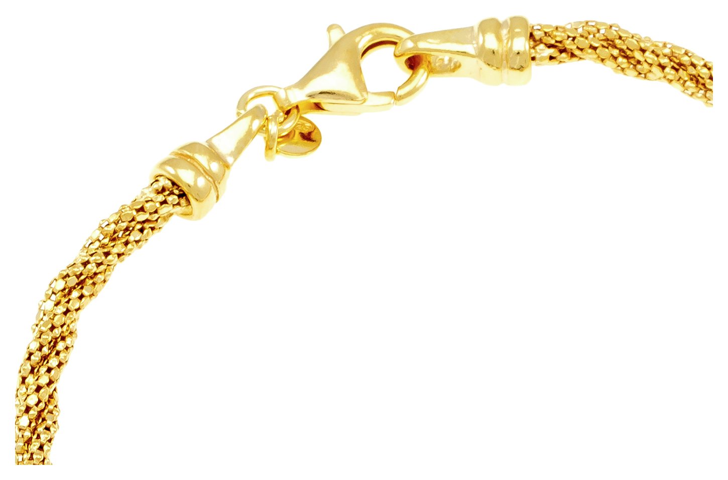 Revere 9ct Gold Plated Sterling Silver Twist Bracelet Review