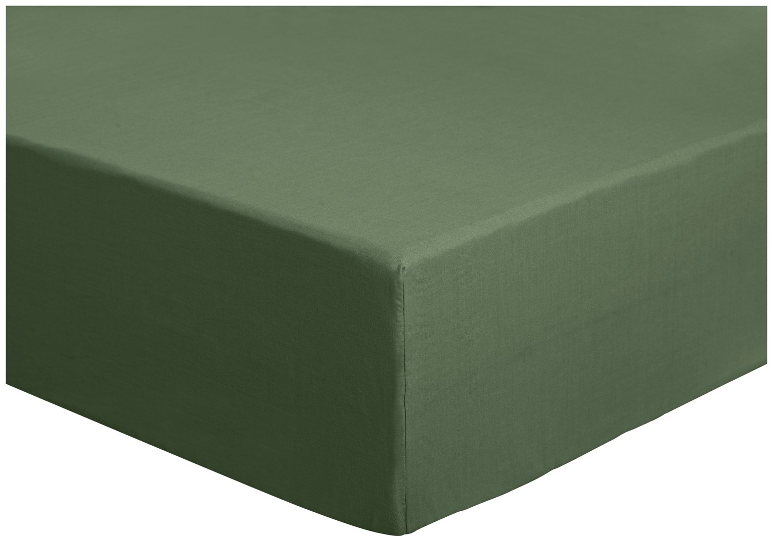 Habitat Plain Khaki Fitted Sheet - Double