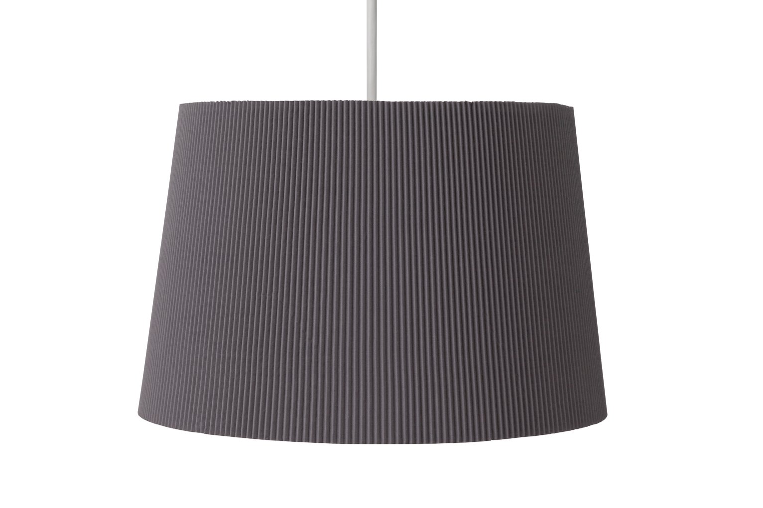 Argos Home Micropleat Shade - Dark Grey