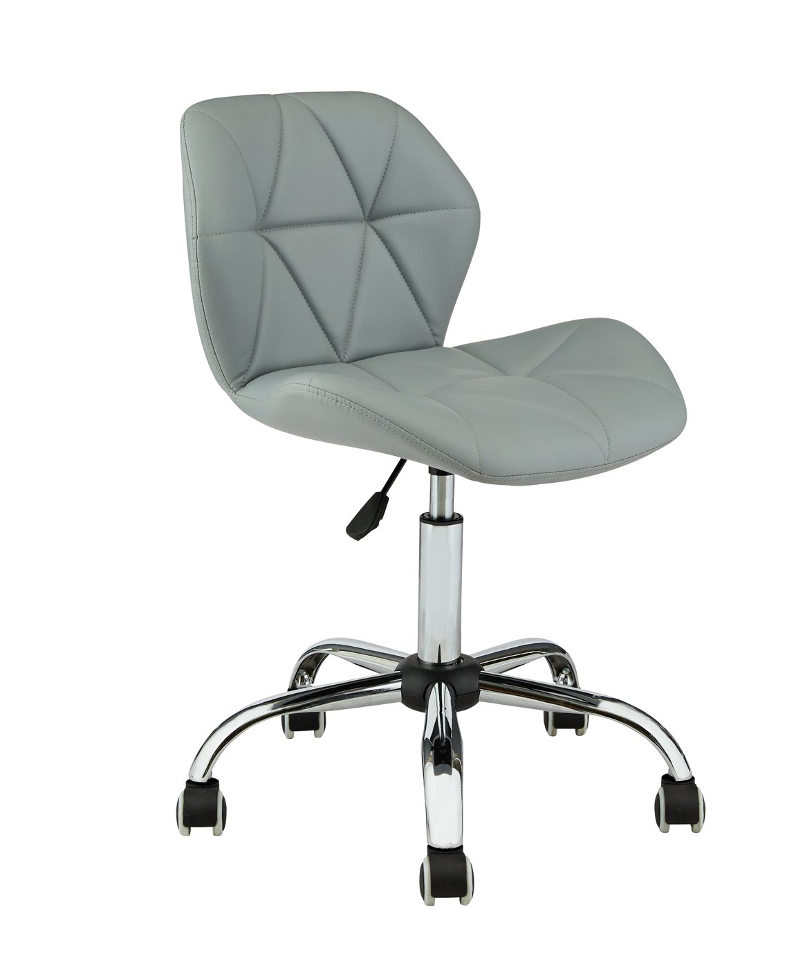 Argos Home Boutique Faux Leather Office Chair - Grey