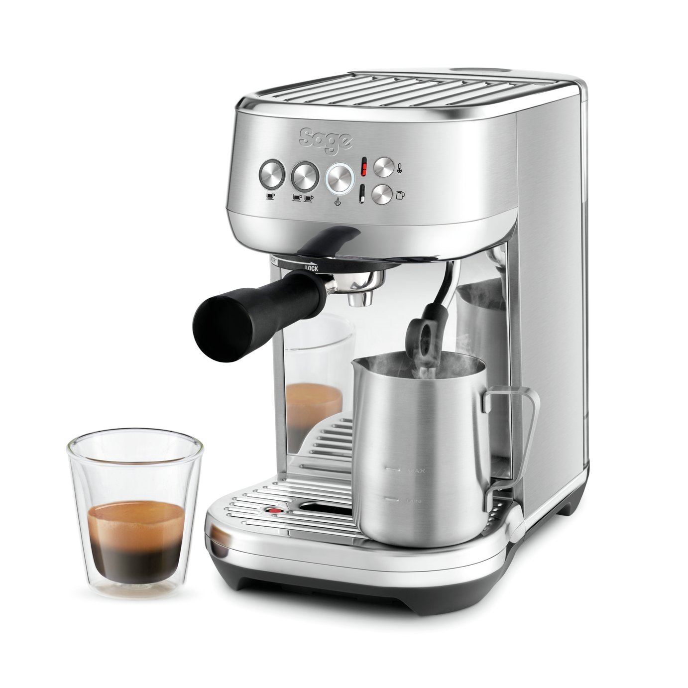 Sage SES500BSS The Bambino Plus Espresso Coffee Machine (8957997