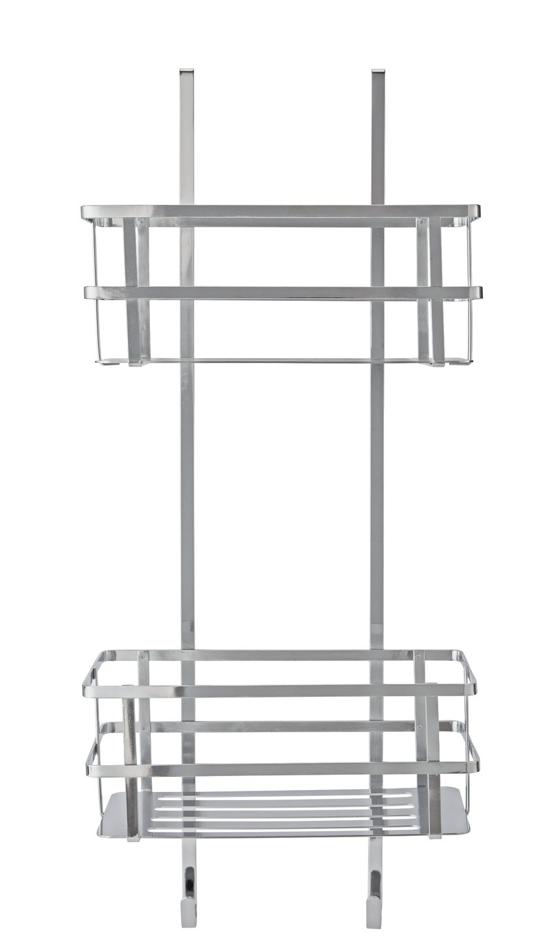 Argos Home 2 Tier Over Door Shower Caddy - Chrome