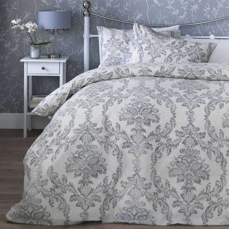 Argos Home Damask Bedding Set - Double 0