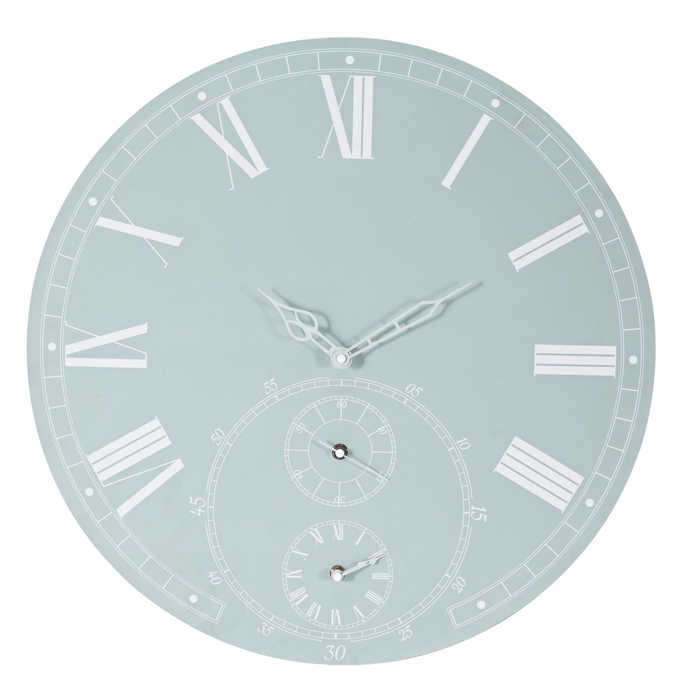 Argos Home Vintage Wall Clock - Grey