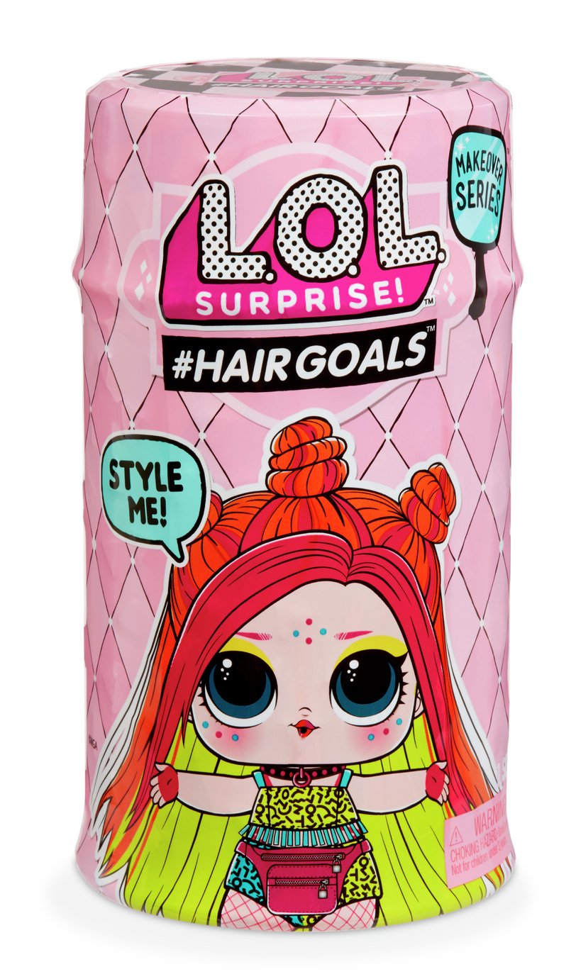 argos lol dolls hair goals