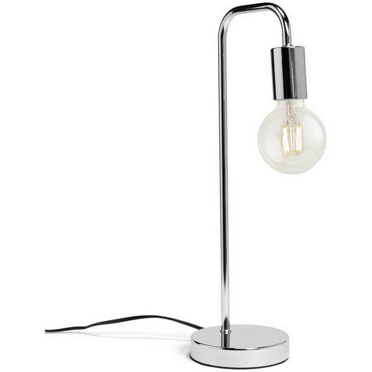 Habitat Rayner Table Lamp - Chrome 0