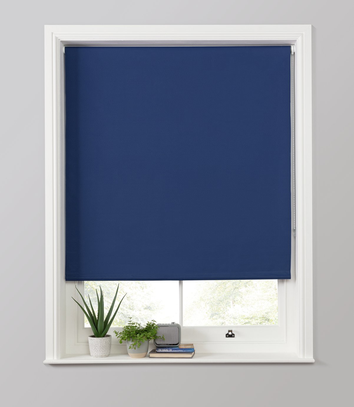 Argos Home Blackout Roller Blind - 2ft - Navy