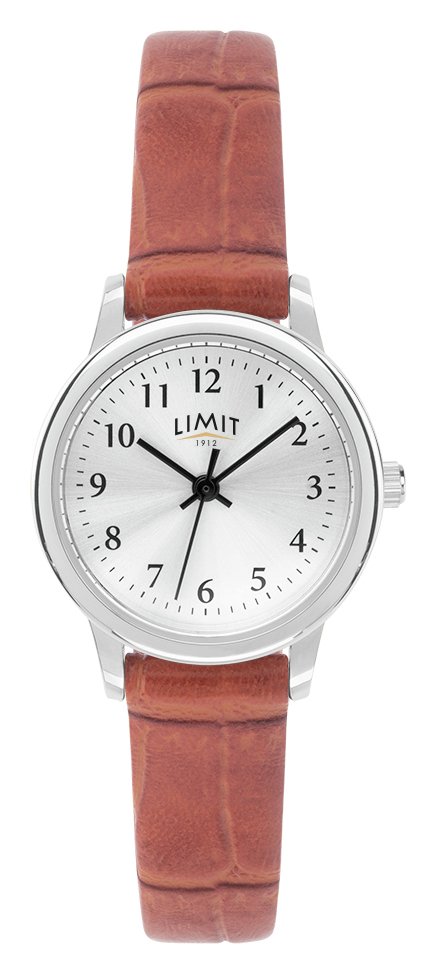 Limit Ladies Tan Faux Leather Strap Watch