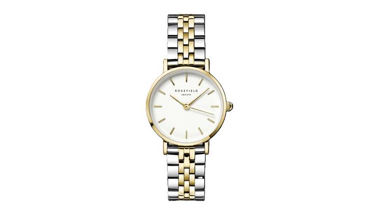 Rosefield Small Edit Ladies Two Tone Stainless Steel Bracelet Watch