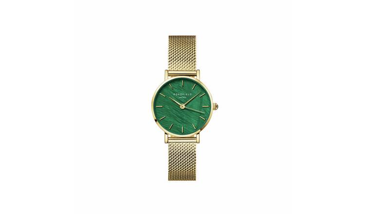 Rosefield Small Edit Mesh Ladies Gold Stainless Steel Bracelet Watch
