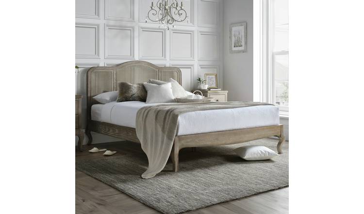 Time4Sleep Camille Double Bed Frame - Oak