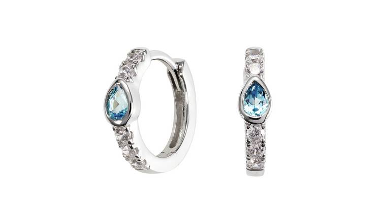 Argos aquamarine deals earrings