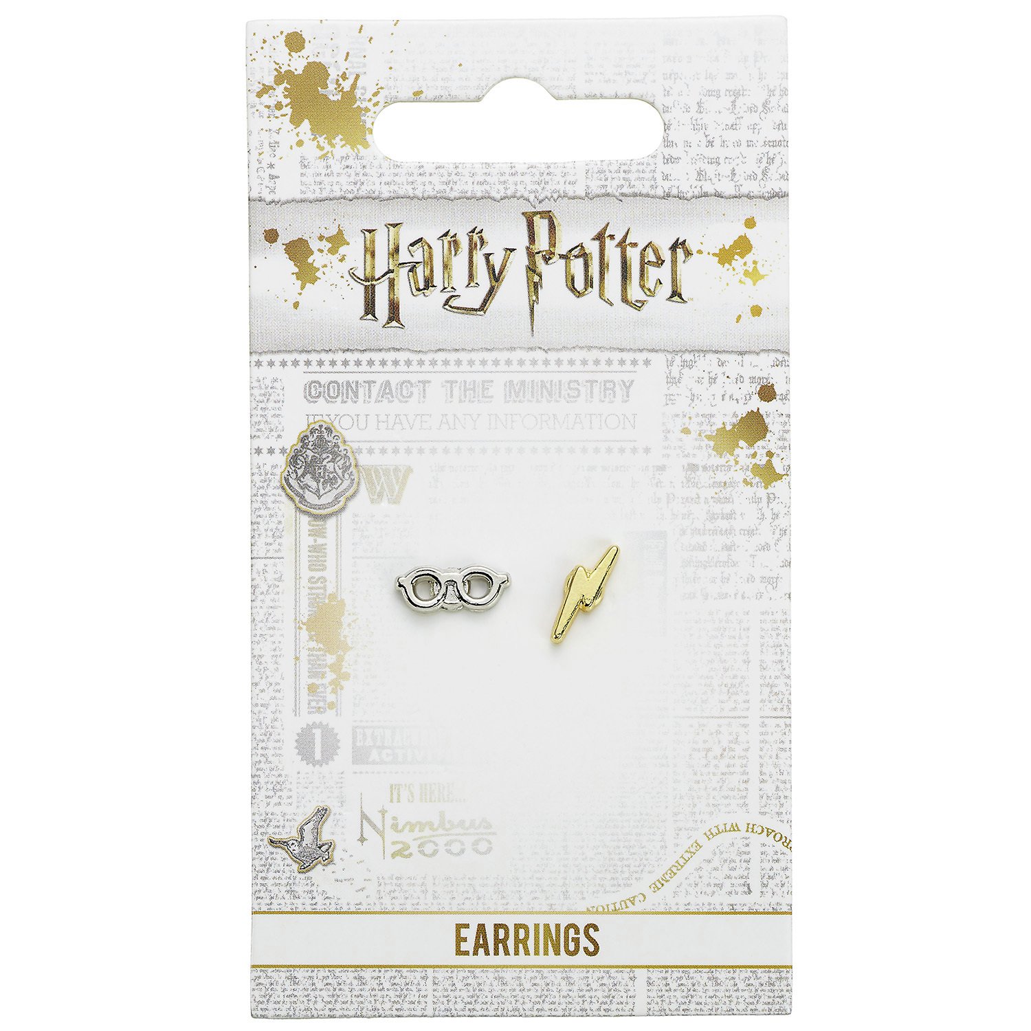 Harry Potter Lightning Bolt and Glasses Stud Earrings Review