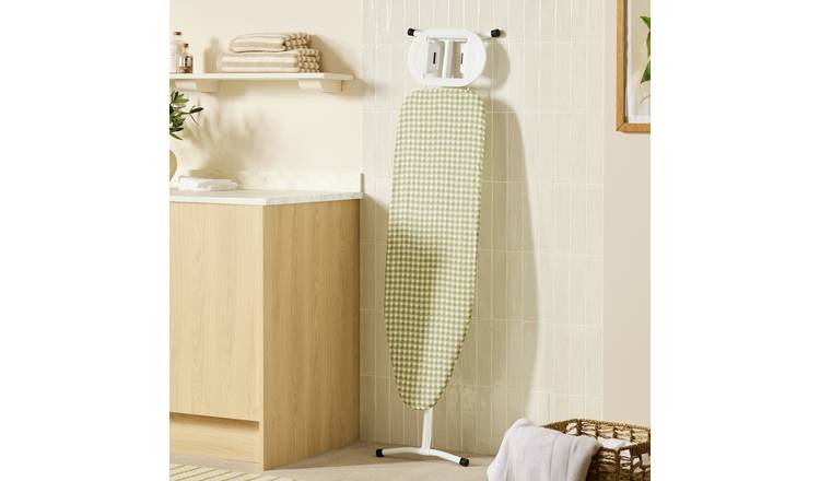 Argos Home 110 x 34cm Non-slip Ironing Board - Sage