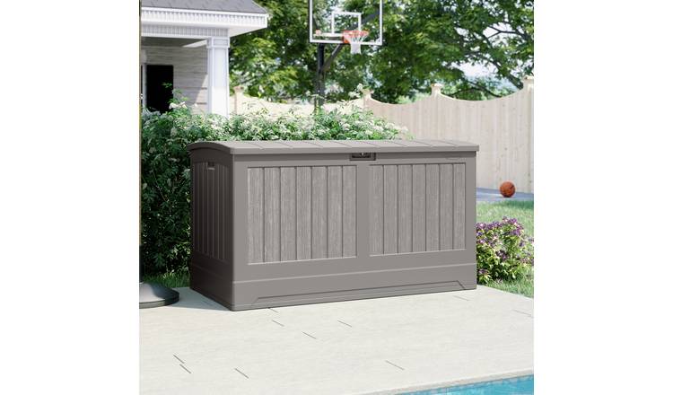 Suncast 757L Montana Storage Box - Stone Grey