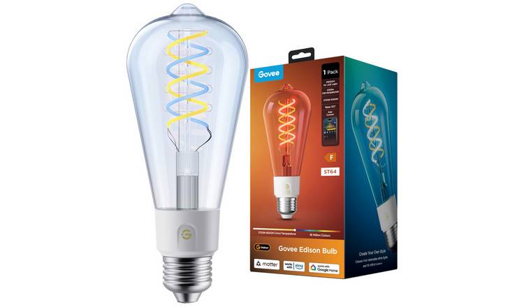 Govee ST64 E27 5W Smart Edison Light Bulb - Pack of 1