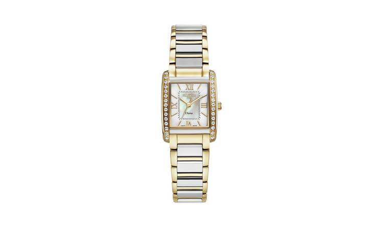 Roamer Diana White Dial Duotone Bracelet Ladies Watch