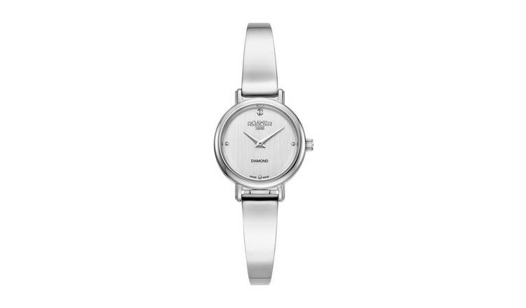 Roamer Elegance Silver Dial Stainless Steel Bangle Ladies Watch