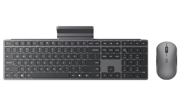 Lenovo 700 Modern Multi-Device Wireless Mouse and Keyboard - Luna Grey