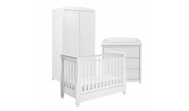 Babymore Eva 3 Piece Room Set - White