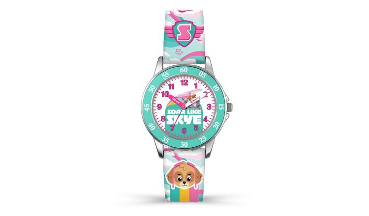 Paw Patrol Kids Time Teacher Silicone Strap Watch