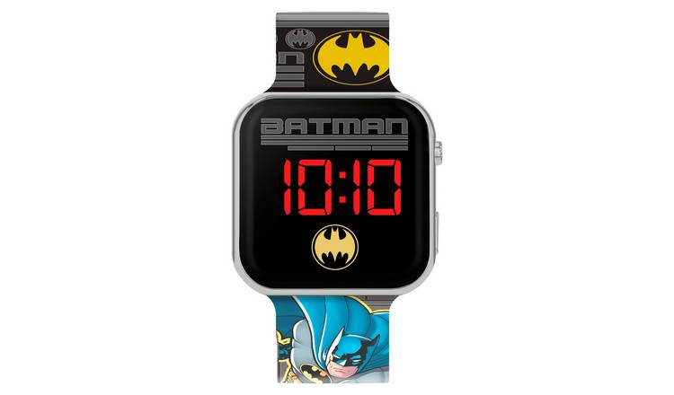 DC Batman Kids LED Silicon Strap Watch
